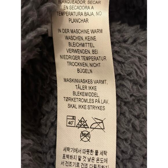 Patagonia Women’s Sherpa Fleece 1/4 Zip Pullover Gray Small - Picture 8 of 10